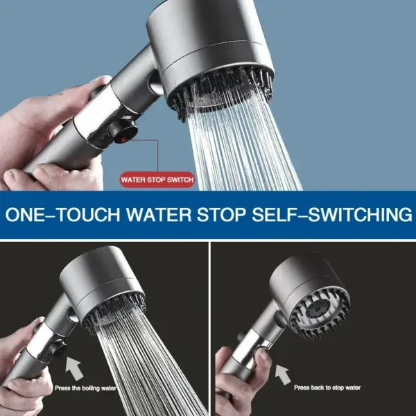 XIAOMI 3 Modes Shower Head High Pressure Showerhead Portable Filter Rainfall Faucet Tap Bathroom Bath Home Innovative Accessory - Imagen 4