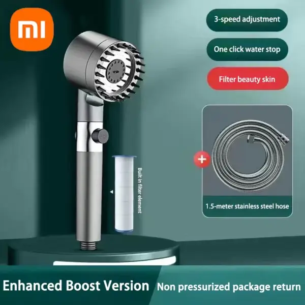 XIAOMI 3 Modes Shower Head High Pressure Showerhead Portable Filter Rainfall Faucet Tap Bathroom Bath Home Innovative Accessory - Imagen 10