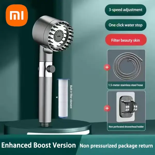XIAOMI 3 Modes Shower Head High Pressure Showerhead Portable Filter Rainfall Faucet Tap Bathroom Bath Home Innovative Accessory - Imagen 15