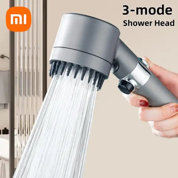 XIAOMI 3 Modes Shower Head High Pressure Showerhead Portable Filter Rainfall Faucet Tap Bathroom Bath Home Innovative Accessory - Imagen 2