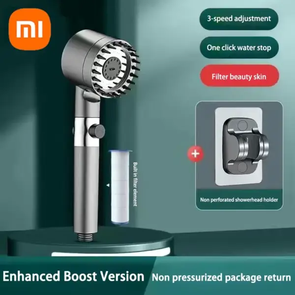XIAOMI 3 Modes Shower Head High Pressure Showerhead Portable Filter Rainfall Faucet Tap Bathroom Bath Home Innovative Accessory - Imagen 12